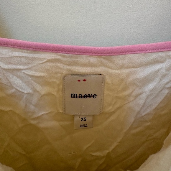 NWOT Maeve Sleeveless Notched Square-Neck Midi Dress Size XS - Picture 6 of 16